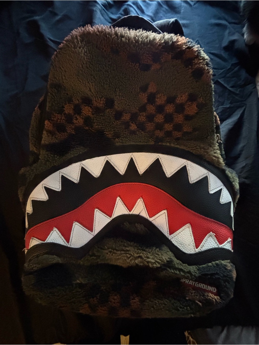 Sprayground “3AM Fur Sip Camo” Backpack – Green 💚🔥
